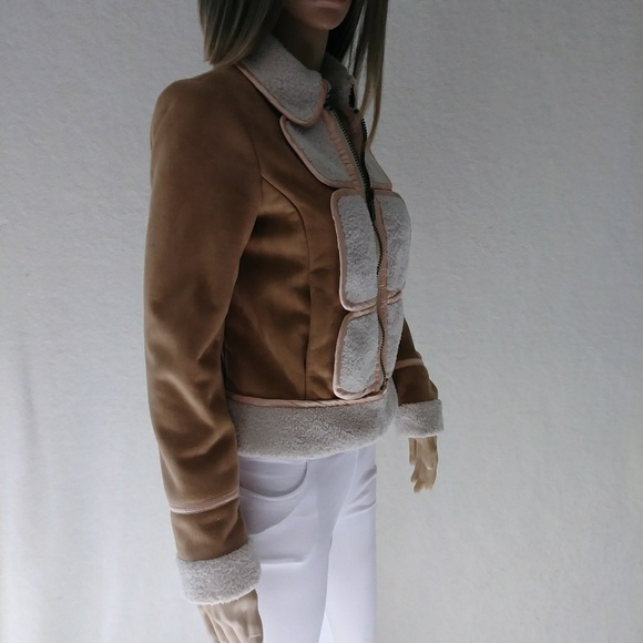 HP! 3.1 Phillip Lim Faux Suede Shearling Jacket - Picture 5 of 8